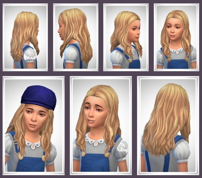 Sims 4 Little Scarlett Hair at Birksches Sims Blog