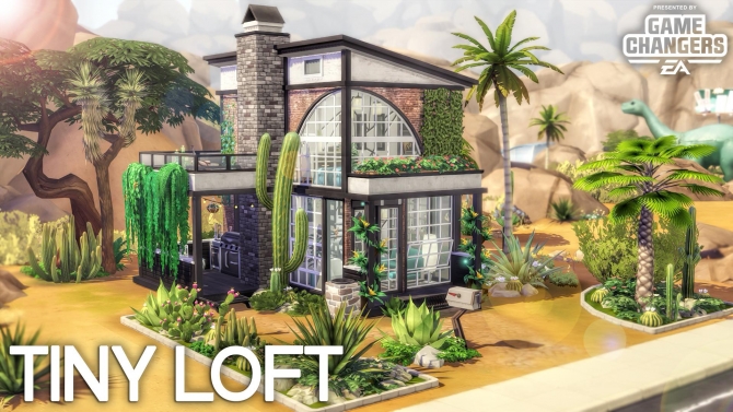Tiny Loft by Cassie Flouf at L’UniverSims » Sims 4 Updates