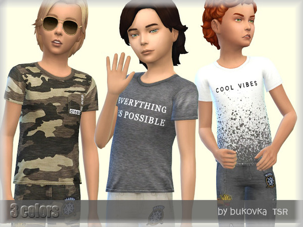 Sims 4 Shirt Mix by bukovka at TSR