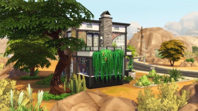 Sims 4 Tiny Loft by Cassie Flouf at L’UniverSims