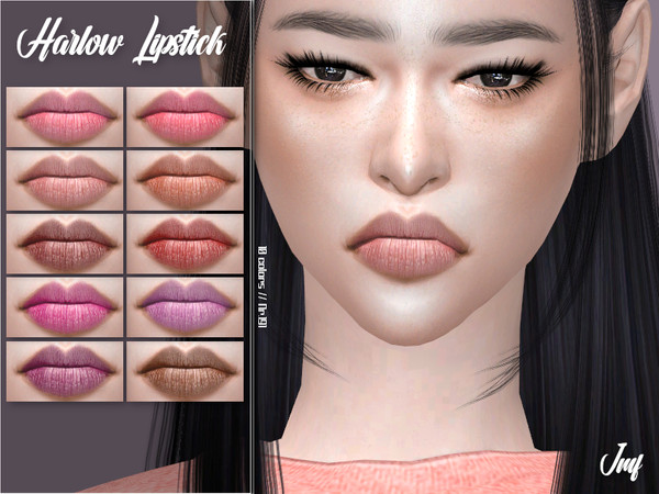 Sims 4 IMF Harlow Lipstick N.191 by IzzieMcFire at TSR