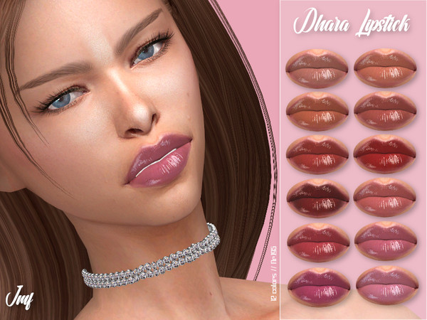 Sims 4 IMF Dhara Lipstick N.195 by IzzieMcFire at TSR