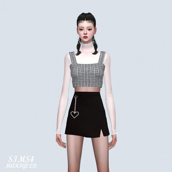 Sims 4 Bustier With See through T (P) at Marigold