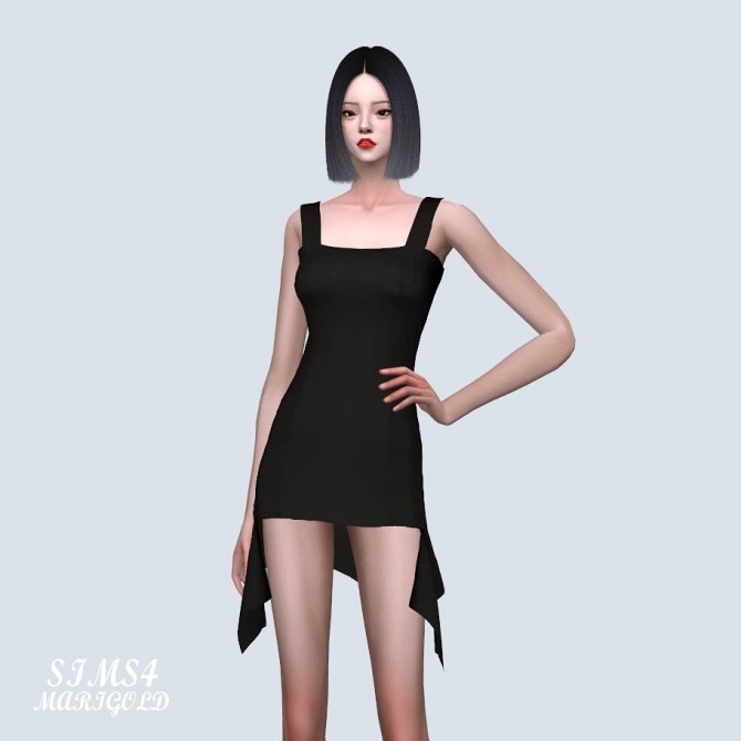 Sims 4 Free Cutting Mini Dress (P) at Marigold