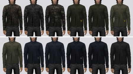 Button-up Military Jacket (P) at Darte77 » Sims 4 Updates