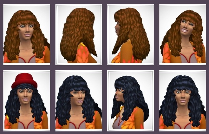 Sims 4 Donna Curls hair at Birksches Sims Blog
