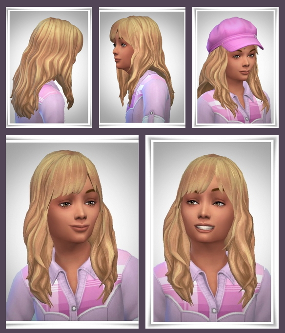 Sims 4 Little Scarlett Bangs Hair at Birksches Sims Blog