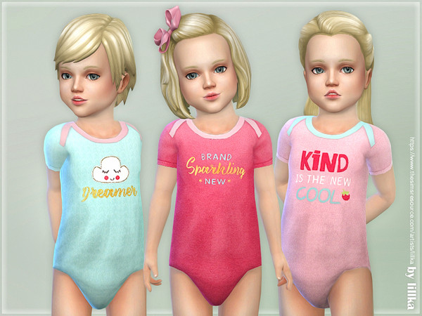 Sims 4 Toddler Onesie by lillka at TSR