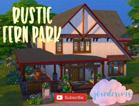 Fern Park Rustic Family Home by joiedesims at Mod The Sims