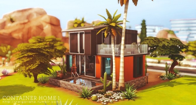 Sims 4 Container home 1 at Helga Tisha