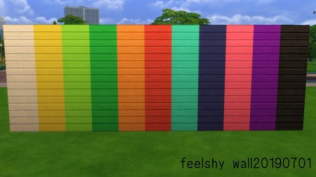 Retro + colorful wall and floor value pack by Feelshy at Mod The Sims