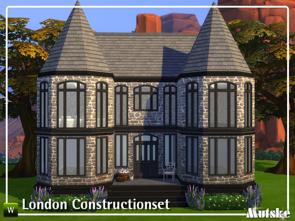 Sims 4 London Construction set Part 3 by mutske at TSR