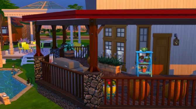 Sims 4 Fern Park Rustic Family Home by joiedesims at Mod The Sims