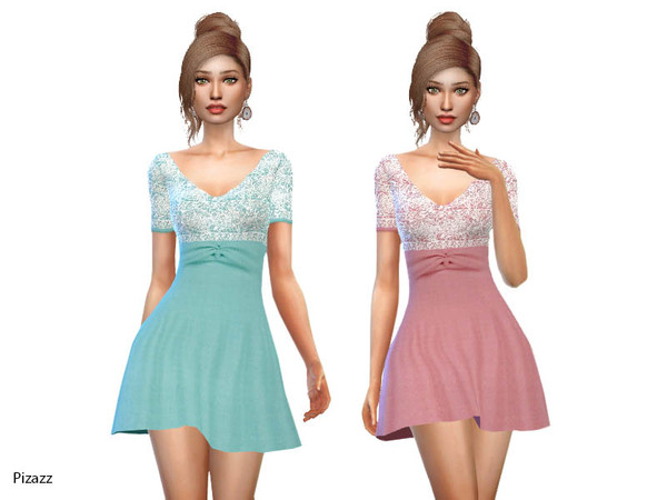 Sims 4 Cocktail Dress by pizazz at TSR