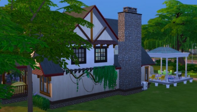 Sims 4 Fern Park Rustic Family Home by joiedesims at Mod The Sims