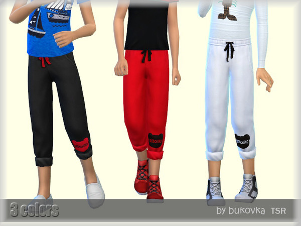 Sims 4 Pants for kids by bukovka at TSR