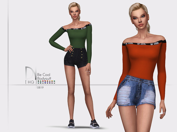 Sims 4 Be Cool Bodysuit by DarkNighTt at TSR