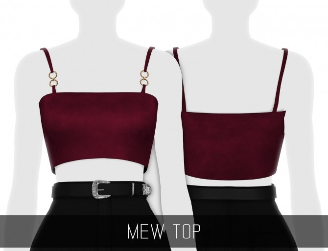 Sims 4 MEW TOP at Simpliciaty