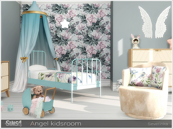 Sims 4 Angel kidsroom by Severinka at TSR
