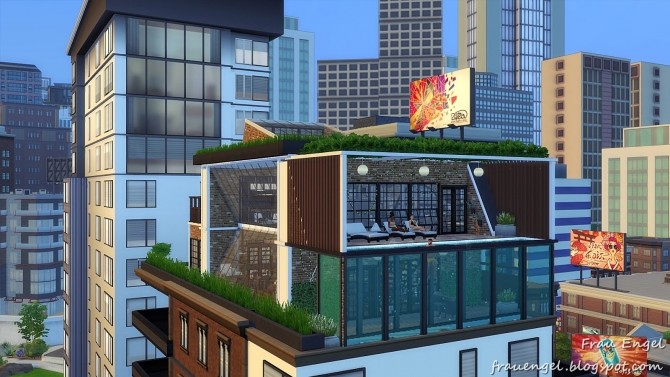 Sims 4 Industrial Penthouse at Frau Engel