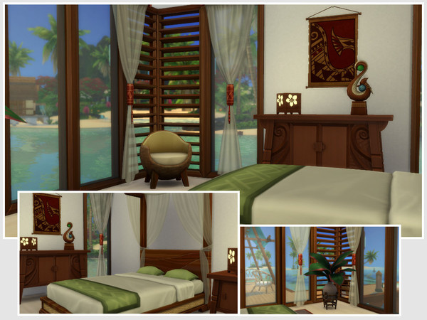 Sims 4 Aloha Ulani villa by philo at TSR