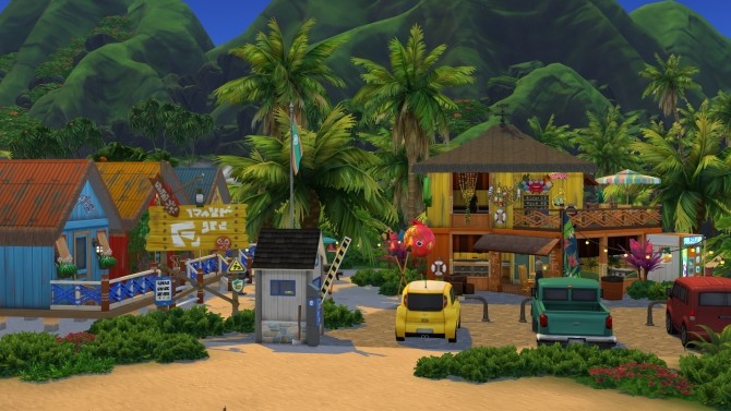 Sims 4 Margarita Base Camp CC Free by kiimy 2 Sweet at TSR
