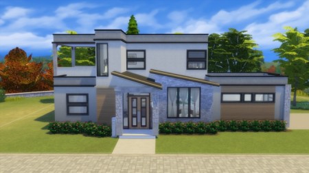 Fab Flat-Top house by Vulpus at Mod The Sims