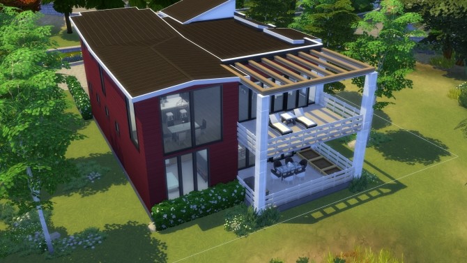 Sims 4 Open Contemporary Abode by Vulpus at Mod The Sims