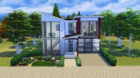 Open Contemporary Abode by Vulpus at Mod The Sims