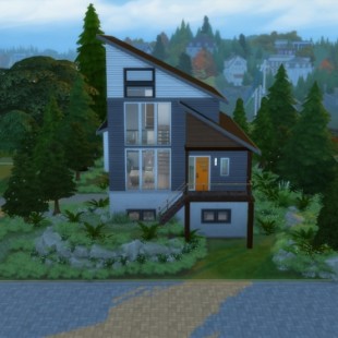 Sims 4 Purple Siding