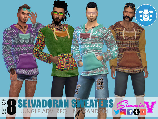 Sims 4 Selvadoran Sweaters by SimmieV at TSR