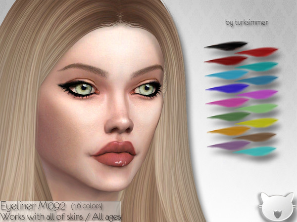 Sims 4 Eyeliner M092 by turksimmer at TSR
