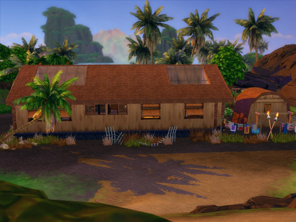 Sims 4 The Shack home by sparky at TSR