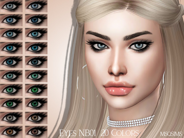 Sims 4 Eyes NB01 at MSQ Sims