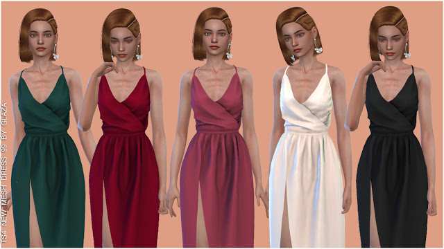 Sims 4 Dress 99 (P) at All by Glaza