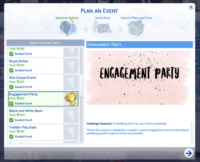 Sims 4 Engagement Event at Kiara’s Sims 4 Blog