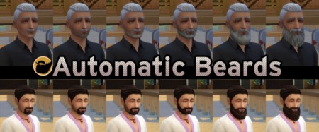 Automatic Beards V3 by flerb at Mod The Sims