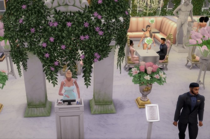 Sims 4 THE TIGER LILY restaurant at Paradoxx Sims