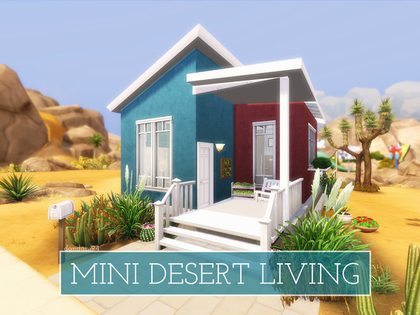 Sims 4 Mini Desert Living by dandani94 at TSR