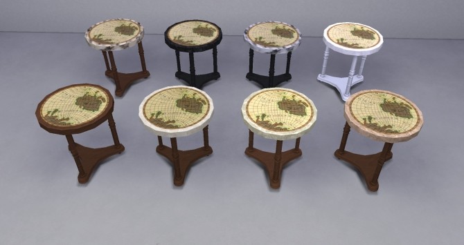 Sims 4 End Table from TS3 University Life by TheJim07 at Mod The Sims