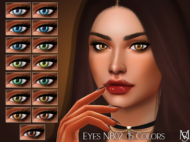 black and red sims 4 eyes