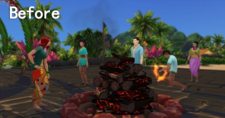 No Island Events Outfits by Miaow-CC at Mod The Sims
