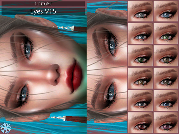 Sims 4 LMCS Eyes V15 by Lisaminicatsims at TSR