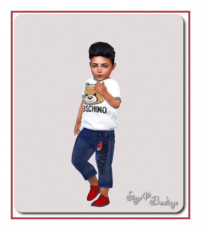 Sims 4 Pants, shirts and shoes for toddlers at Sims4 Boutique