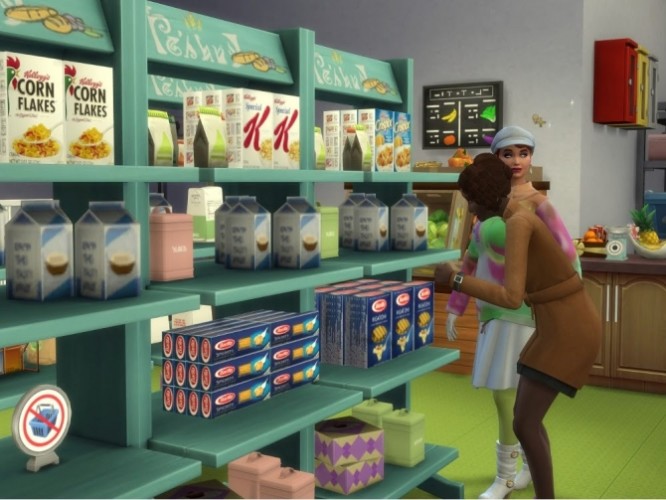 Baker's Grocery Store at KyriaT’s Sims 4 World » Sims 4 Updates