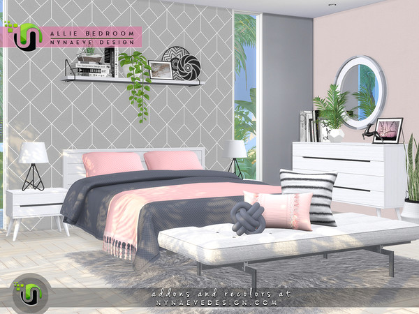 Sims 4 Allie Bedroom by NynaeveDesign at TSR
