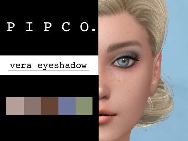 Sims 4 Vera eyeshadow by Pipco at TSR