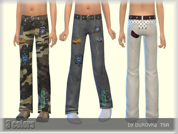 Sims 4 Pants Mix by bukovka at TSR