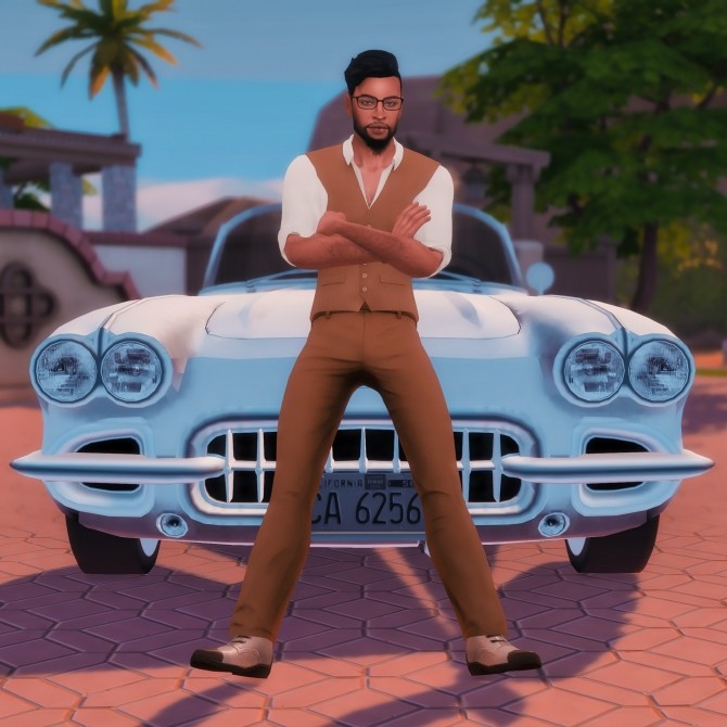 Sims 4 Posing with a Car Pose Pack at Katverse