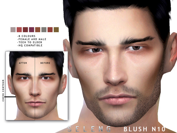 Sims 4 Blush N10 by Seleng at TSR